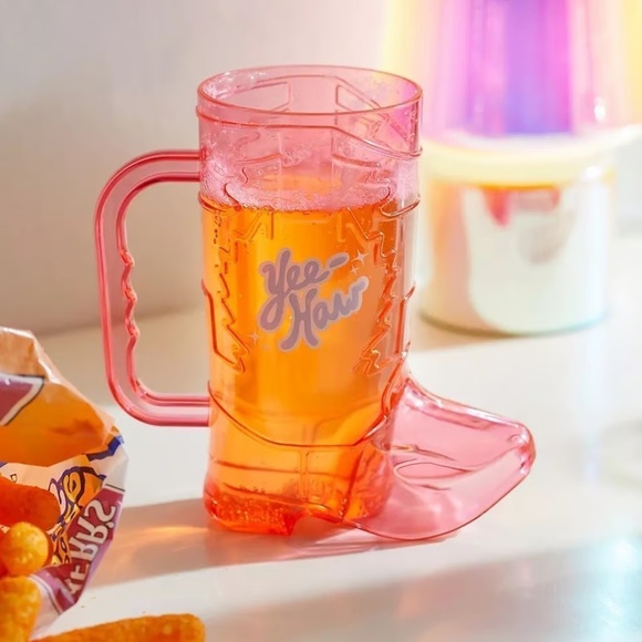 Disco Cowboy Cocktail Boot Mug Holds 16 FL OZ - 475 ML - Picture 4 of 4